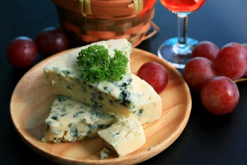 Blue Cheese with Muscadine Wine