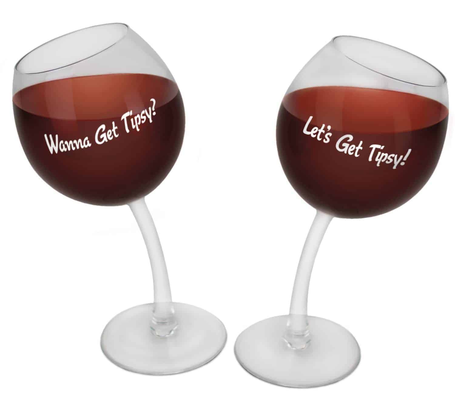 BigMouth Inc. tipsy wine glasses
