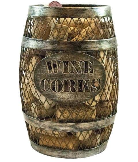 TheopWine Barrel Shaped Wine Cork Holder