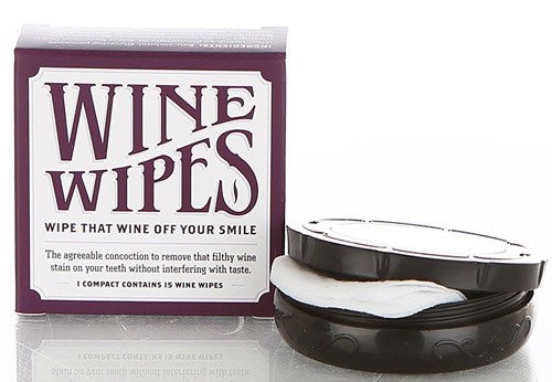 Wine Wipes - 1 compact of 15 wipes 