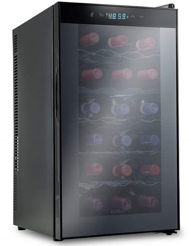 Ivation 18-Bottle Dual Zone Thermoelectric Wine Cooler 
