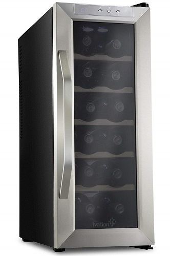 Ivation Premium 12-Bottle Wine Cooler 