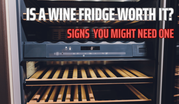Empty wine fridge