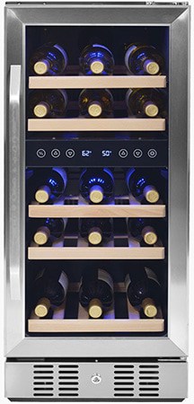 New Air wine cooler front view