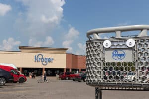 Kroger supermarket and trolley