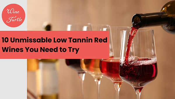 Low tannin red wines