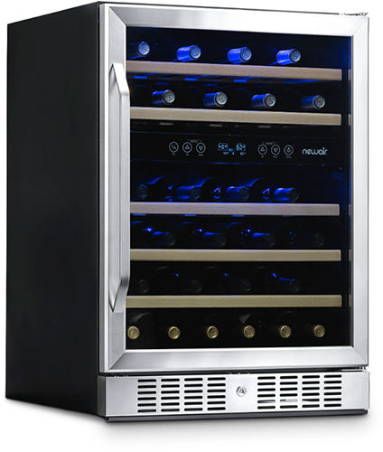 New air 24” 46-Bottle Dual Zone wine fridge