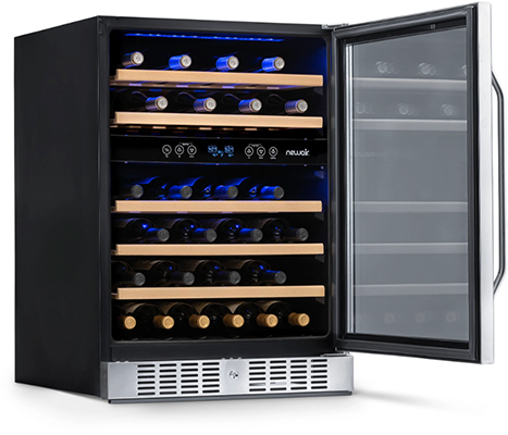 New air 46-Bottle Dual Zone wine fridge