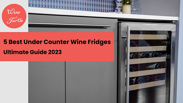 Under counter wine fridge