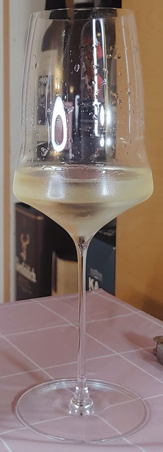 Wine color in glass