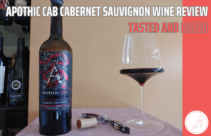Apothic Cab 2019 bottle and glass