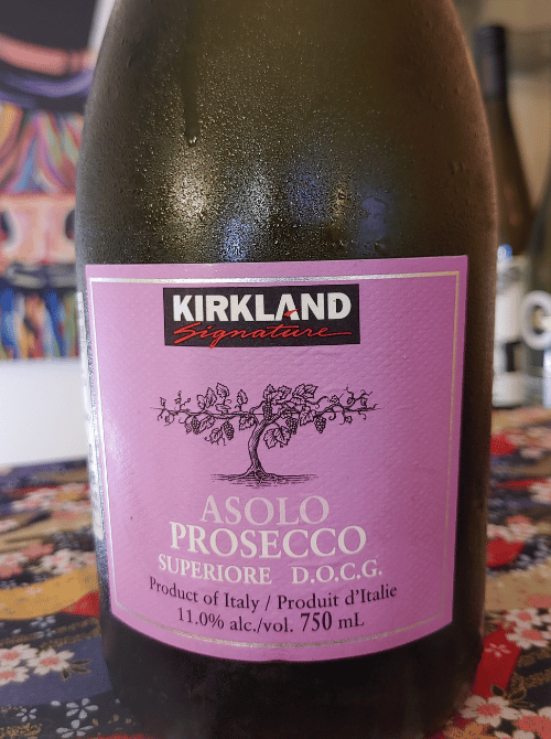 Kirkland Bottle label