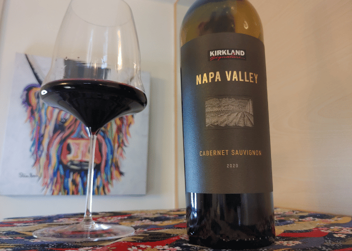 Napa Valley Cab bottle and glass