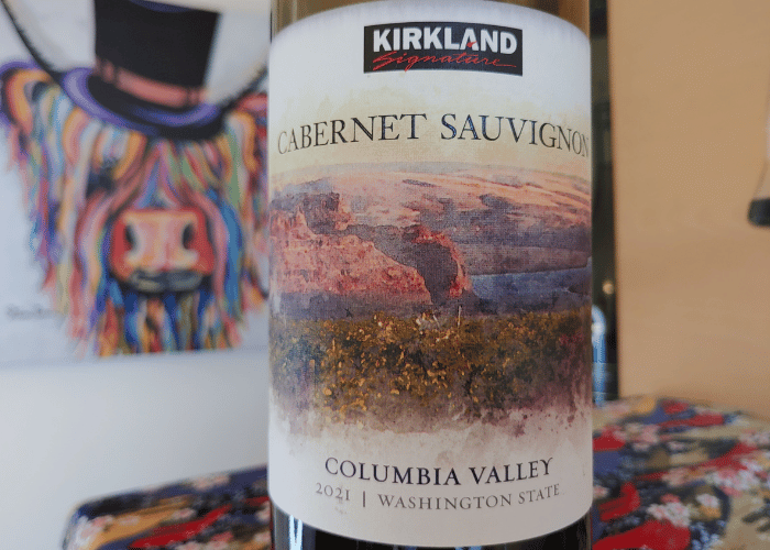 bottle label kirkland cab